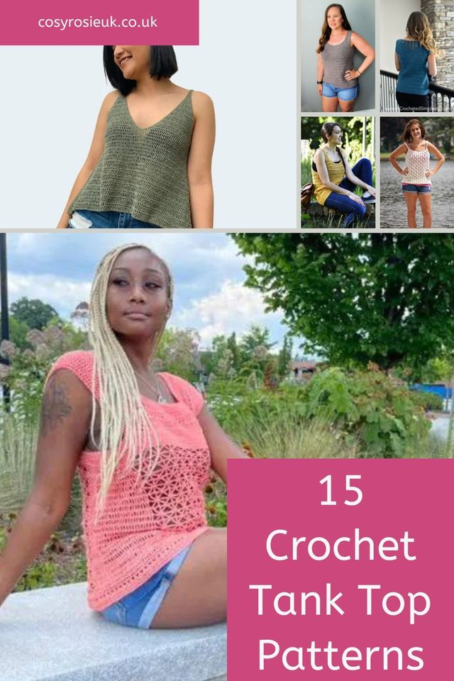 Crochet vest clearance top pattern free